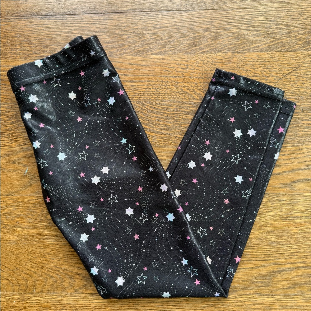Dori Creations Starry Night (blacks out white and pink shooting stars) Leggings